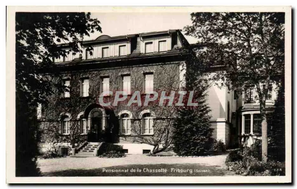 Pensionnat de la Chassotte — Fribourg (Schweiz) — Phototype Lansanne - Vorderseite