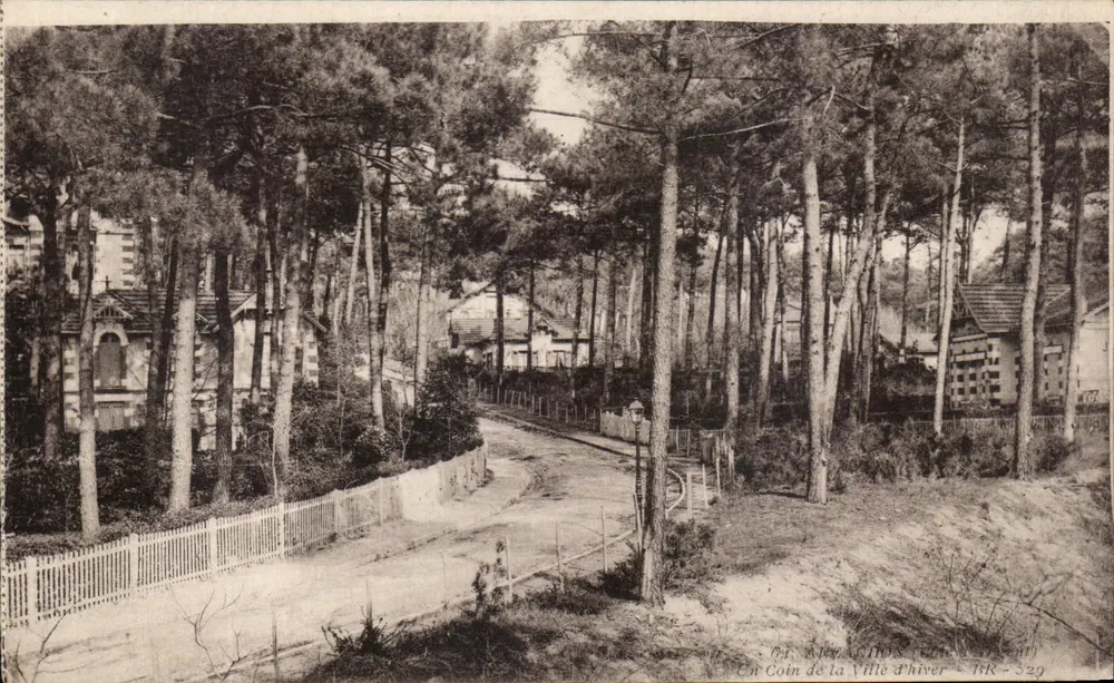 Ein Stück der Winterstadt — Aix-les-Bains (Savoie) — Bloc Frères, Verleger, Bordeaux — N° 529 - Vorderseite
