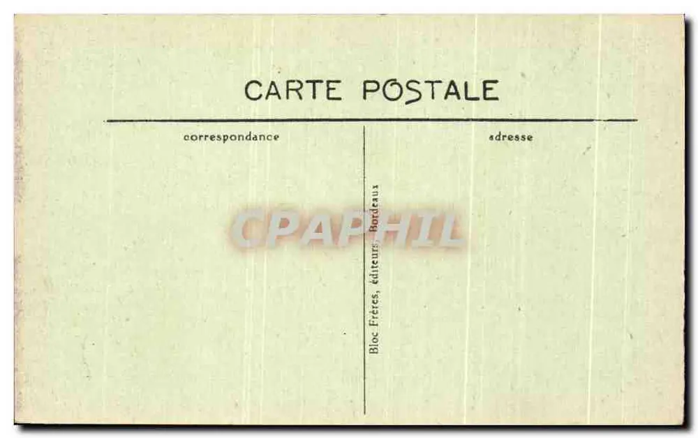 Ein Stück der Winterstadt — Aix-les-Bains (Savoie) — Bloc Frères, Verleger, Bordeaux — N° 529 - Rückseite