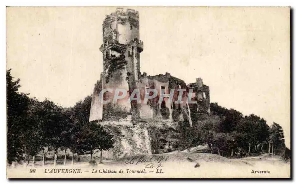 Auvergne — Schloss Tournœl — LL. Arvernica - Vorderseite