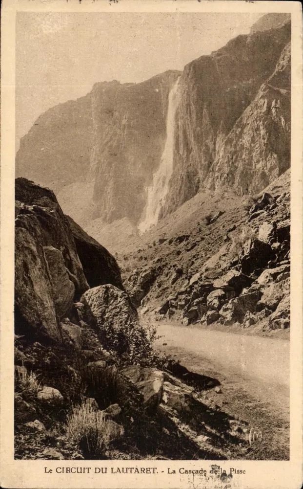 Le Circuit du Lautaret - La Cascade de la Pisse - Héliogravure Frères - Vorderseite
