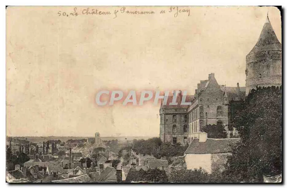 O Castelo e Panorama de Saint Jean — n°50 — editor não visível - Frente