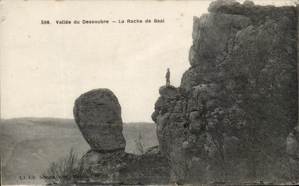 Vallei van het Dessoubre — La Roche de Baal — Ch. Simon, uitgever, Matièche-Orraîs - Voorkant