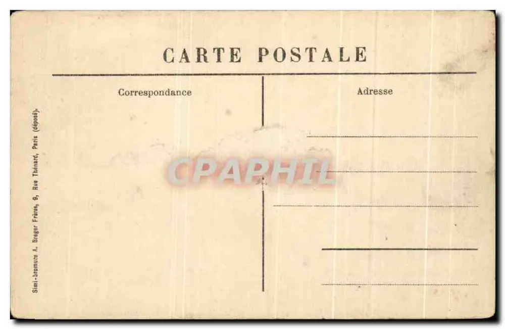 Abbaye d'Hautecombe — Abbaye des Religieux Cisterciens avec sépultures royales — éditeur Simi-Jonmure A. Bager Frères, Paris - Verso