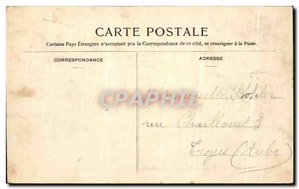 Versailles — Le Bassin d'Apollon et le Tapis-Vert — Verlag H. NACOL - Rückseite