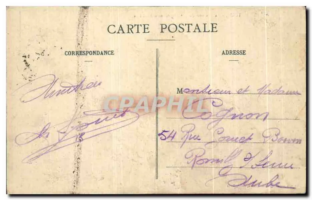 Toul - Die Kasematte des 39. Artillerieregiments — Maison des Magasins Réunis, édit., Toul - Rückseite