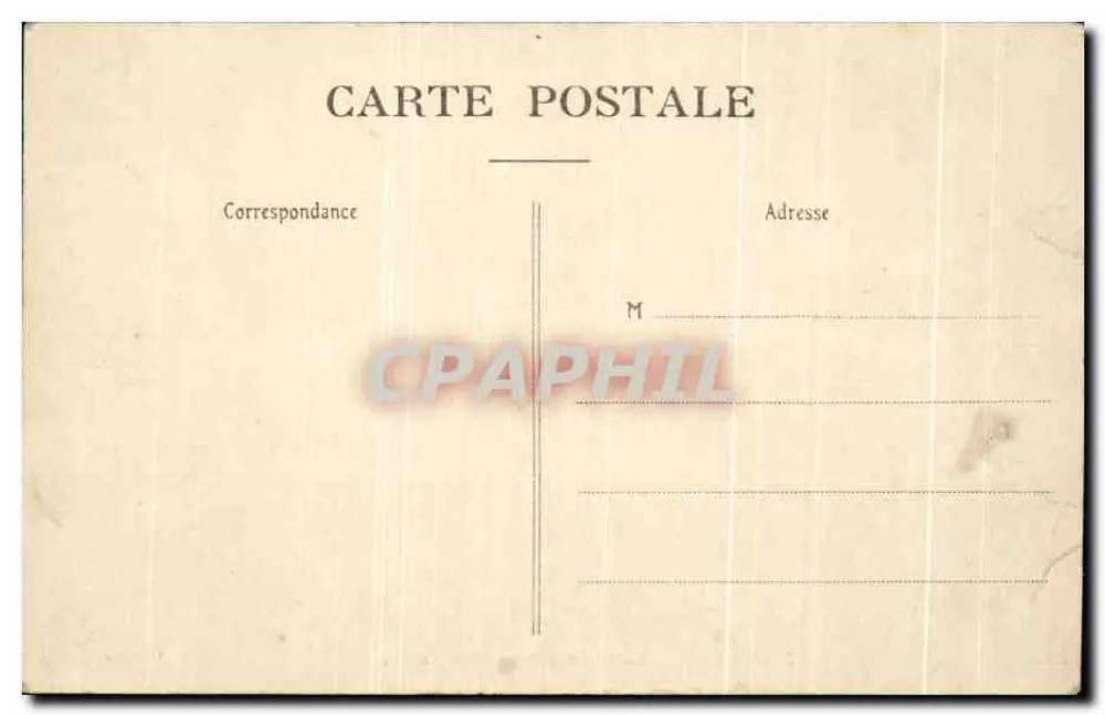 Le Havre — A Digue sob condições adversas — Coleção A. P., Le Havre - Verso