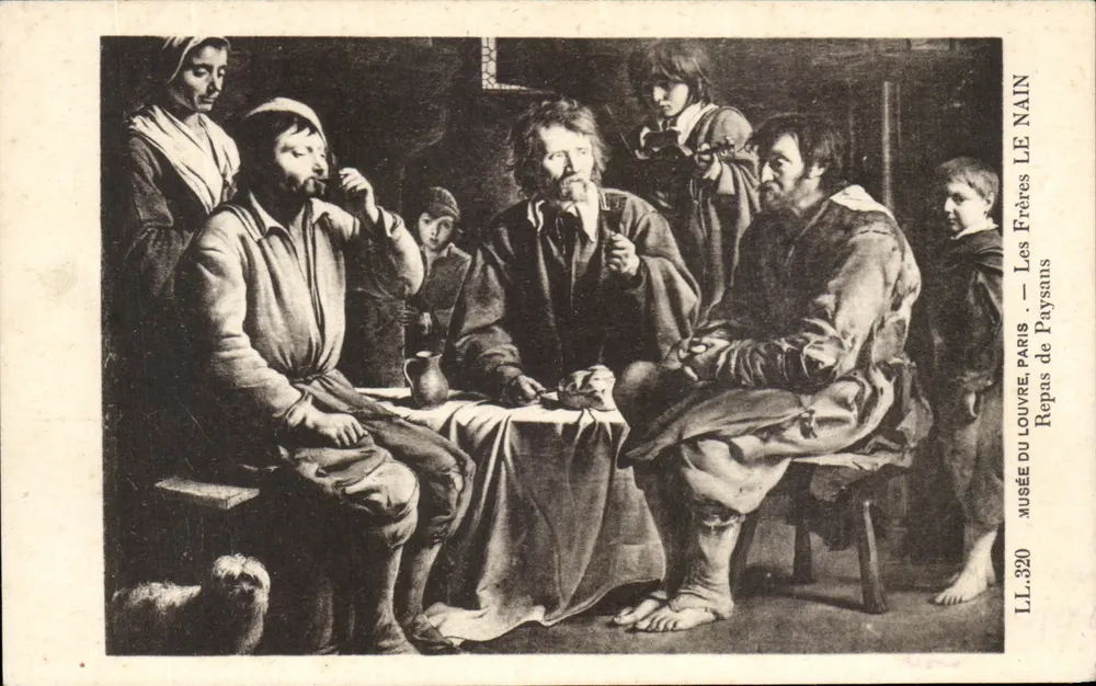 Landwirte-Essen — Die Brüder Nain — Musée du Louvre, Paris — n° LL.320 - Vorderseite