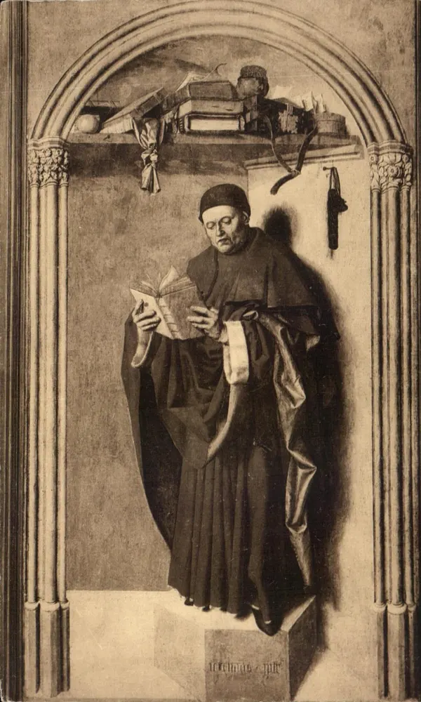Der Meister der Annonciation von Aix — Der Prophet Jeremia — Museum von Brüssel — Ausgabe D, n° 536 - Vorderseite