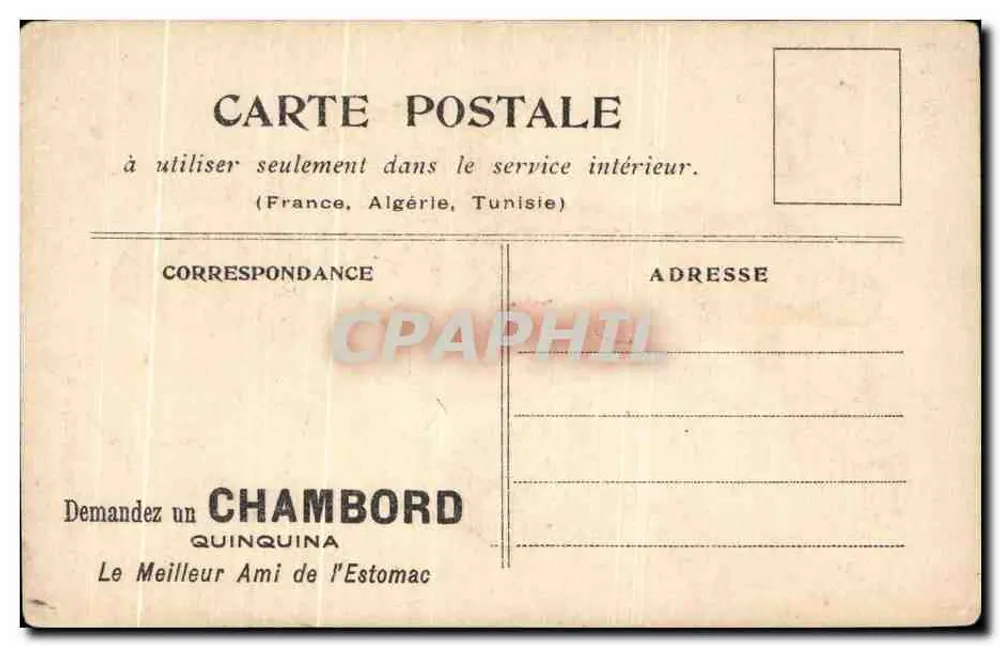 Permissionário — caricatura de um soldado em férias — E.R. Paris - Verso