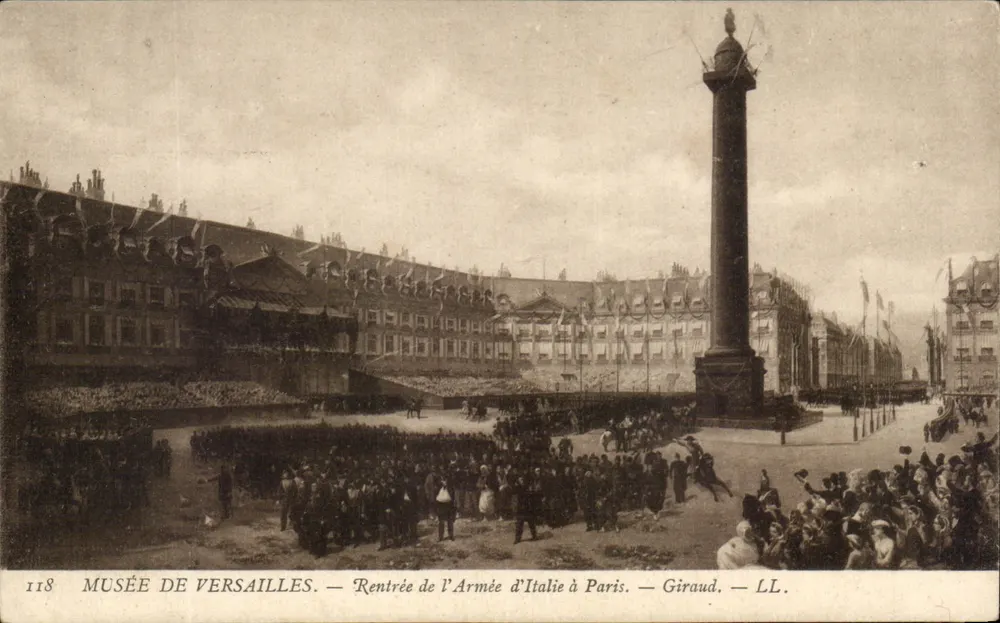Rückkehr der italienischen Armee nach Paris — Musée de Versailles — Giraud — LL. - Vorderseite