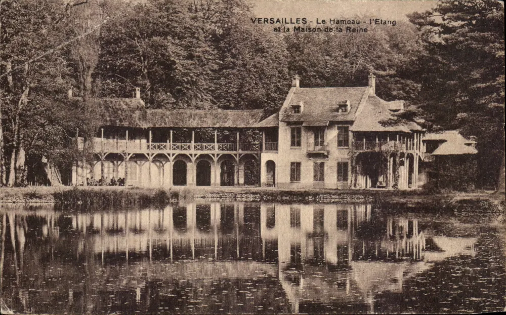 Versailles - Das Dorf - Der See und das Königliche Haus — Verlag IMPRIMÉ SUR LA CARTE - Vorderseite