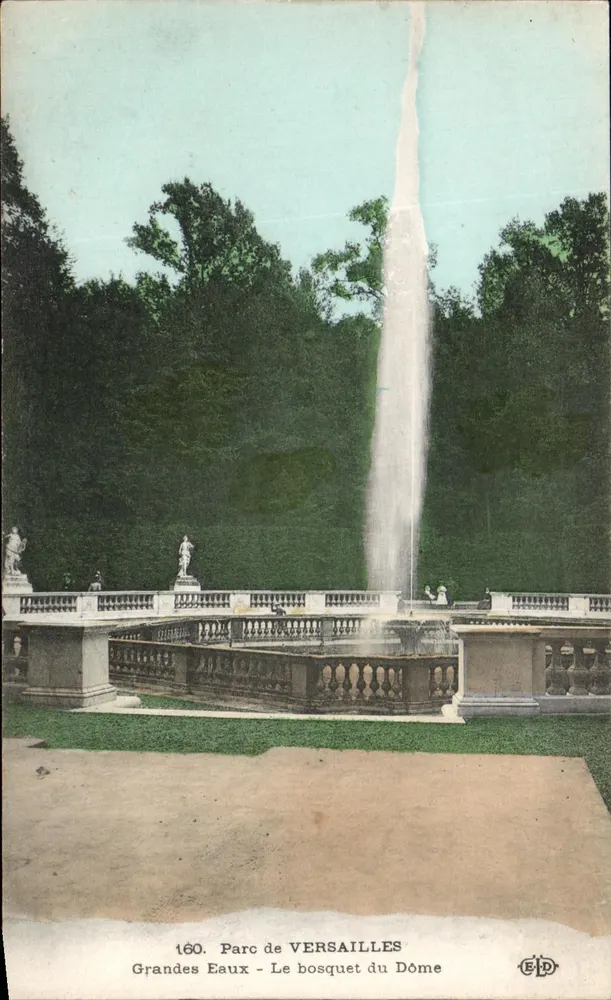Parc de VERSAILLES - Grandes Eaux - Le bosquet du Dôme — Verlag E.P.D. n°160 - Vorderseite