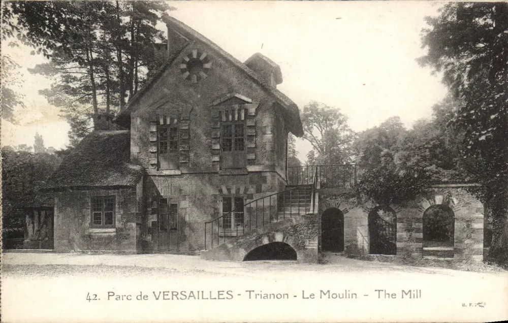 Parque de Versalhes - Trianon - A Moinha — B. F. - n°42 - Frente