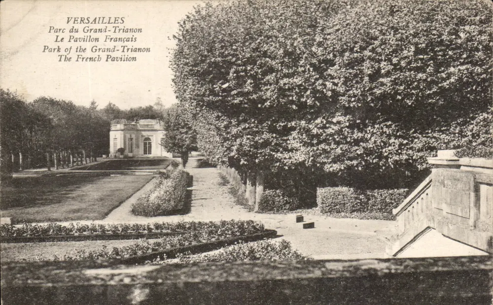 Versailles — Parc du Grand-Trianon, Le Pavillon Français — Éditeur Moreau, Versailles - Vorderseite
