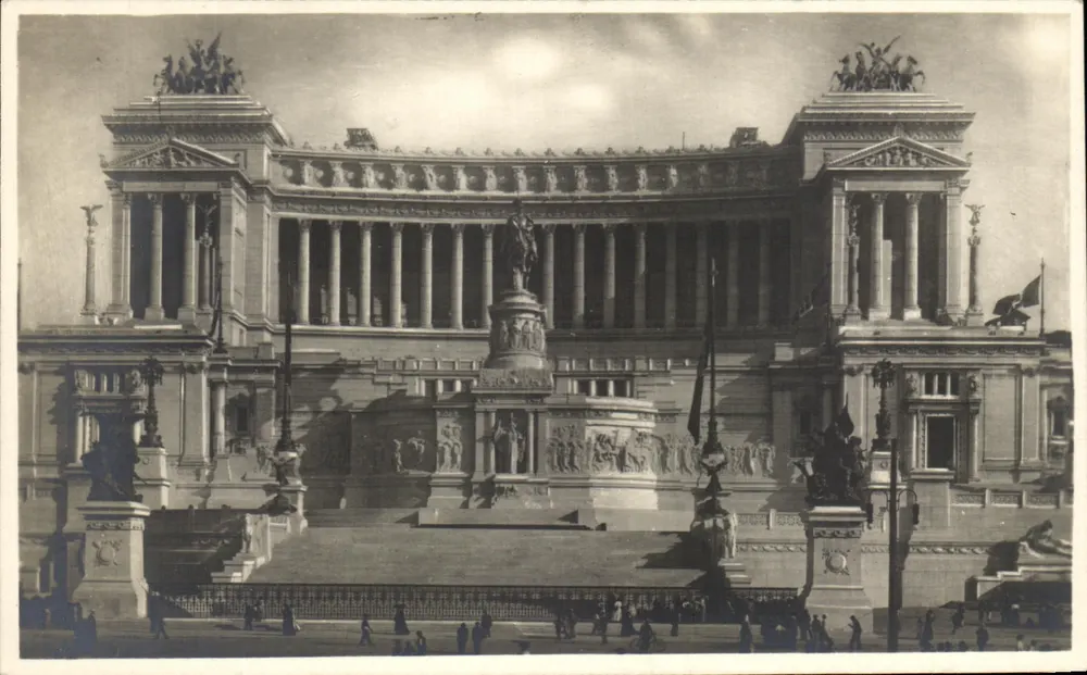 Monumento a Vittorio Emanuele II — Roma — Ediz. Artistica S.A. Roma - Frente