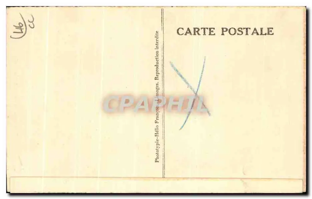 Puits de Padirac (Lot) — Riesensäule am Pas du Crocodile — Phototypie-Hélio - Rückseite