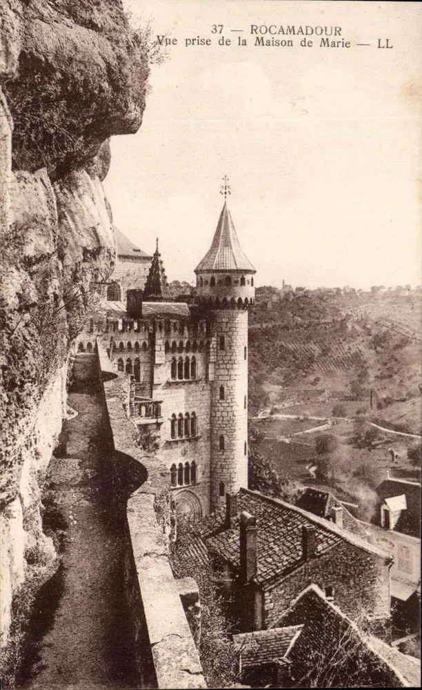 Rocamadour — Ansicht vom Haus der Maria — LL, n°37 - Vorderseite