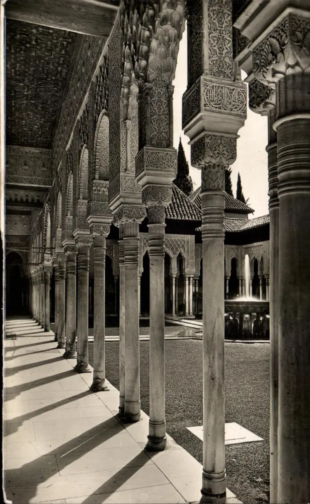 Alhambra — Binnenhof met fontein — JALTERES A. ZERKOWITZ - Fotografía - Serie 24-13 - Voorkant