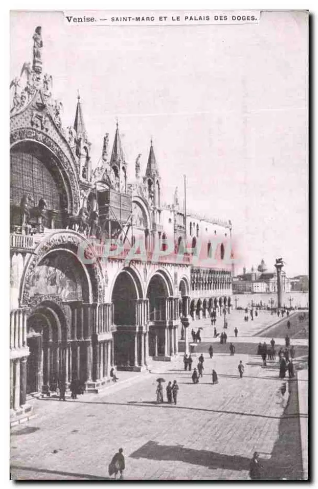 Venedig — Saint-Marc und das Dogenpalast — Graphithil - Vorderseite