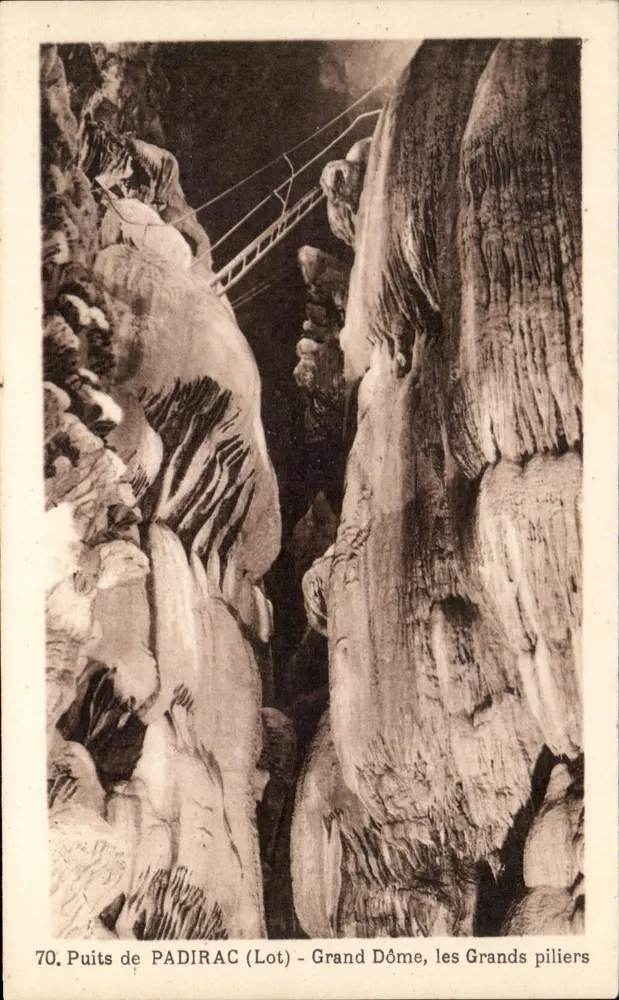Quelle von PADIRAC (Lot) — Grand Dôme, die Großen Säulen — Serie 70 - Vorderseite