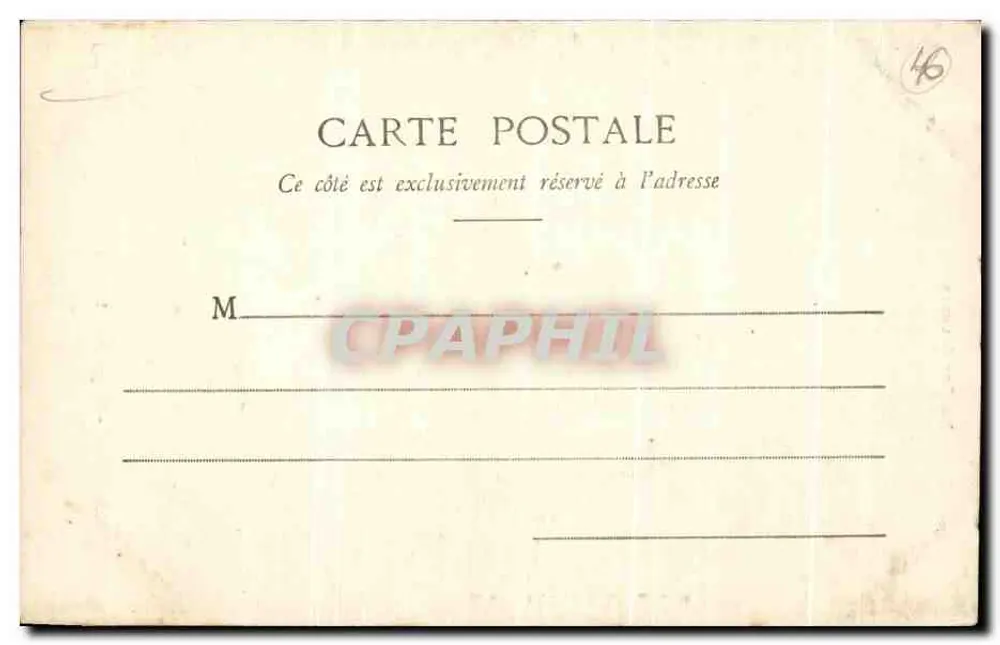 Cahors — Facha da Catedral — Lib. Phototypie Girma - 129 - Verso