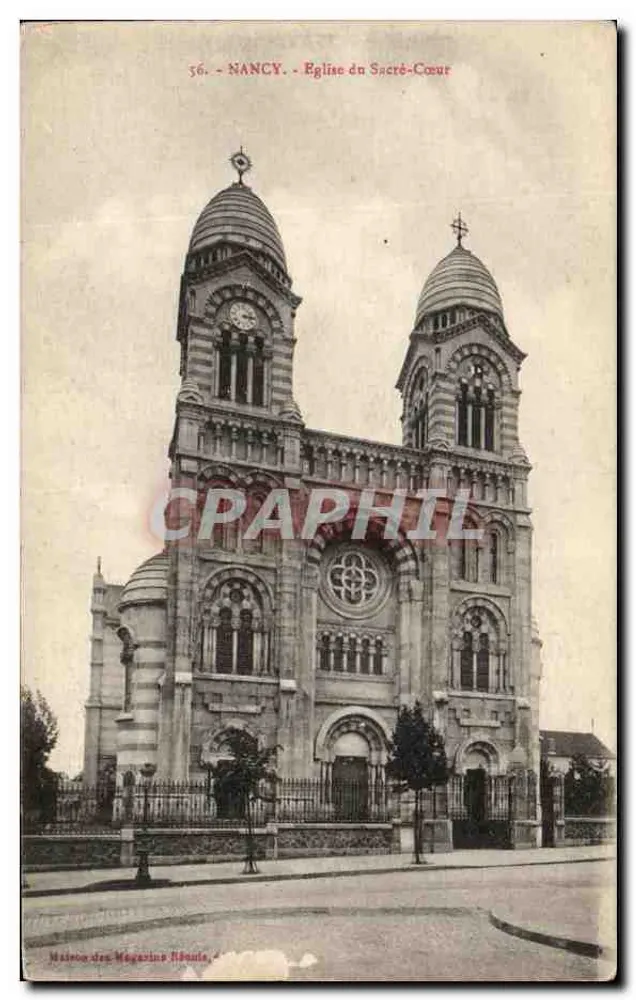 NANCY — Église du Sacré-Cœur — éditeur Maison des Magazines Réunis, n° 56 - Frente