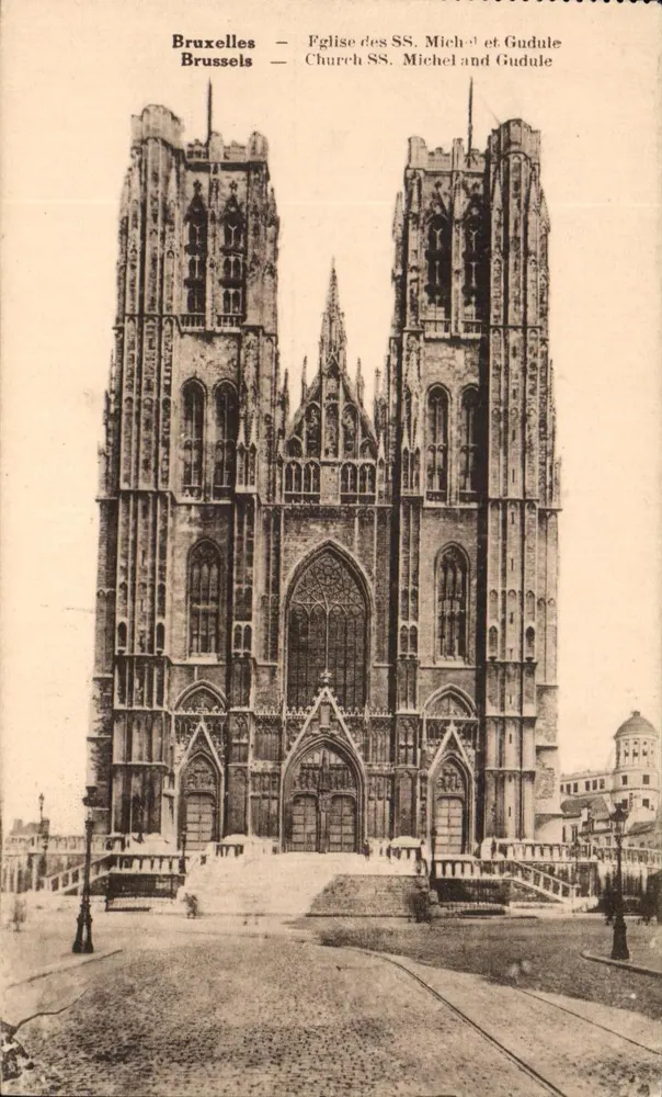 Brüssel — Kirche der SS. Michael und Gudula — Verlag Desaix - Vorderseite