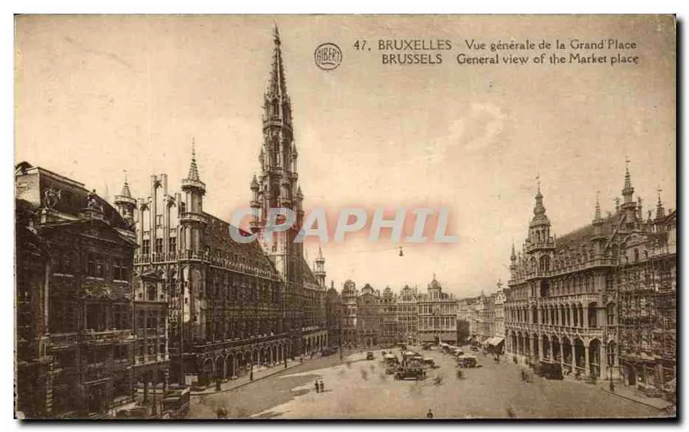 Brüssel — Allgemeiner Blick auf den Grote Markt — Gibert, n°47 - Vorderseite