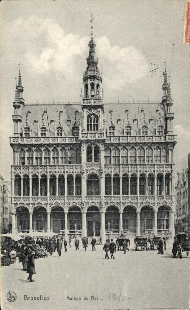 Bruxelas - Casa do Rei - 1910 - N.ELS - Frente