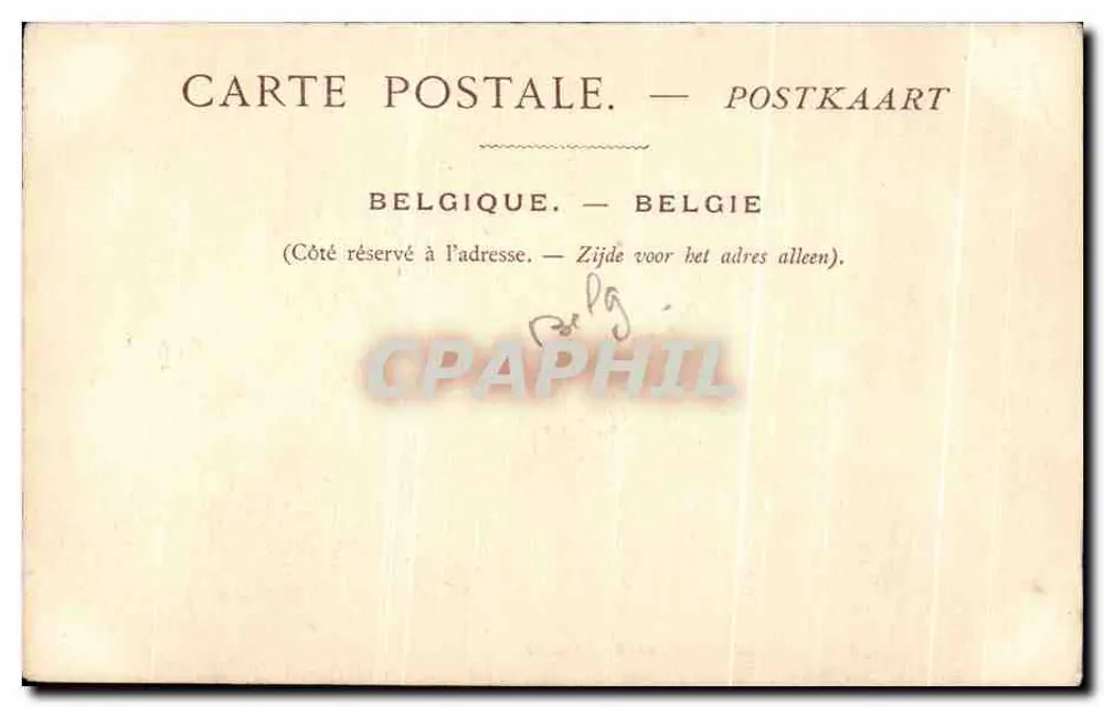 Brüssel — Die Kirche Notre-Dame des Victoires — Collections ND. Phot. - Rückseite
