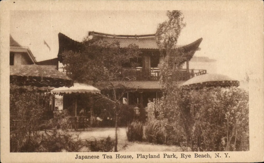 Japanisches Teehaus — Playland Park — Rye Beach, N.Y. - Vorderseite