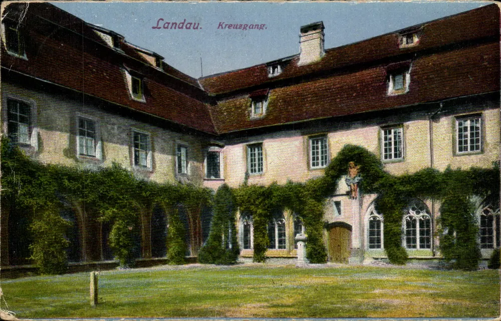 Landau. Claustro. — Vista del claustro — Editor no identificado, número de serie no visible - Anverso
