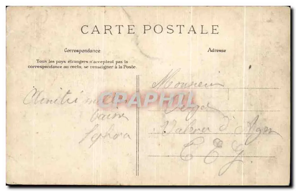 Der Große Portal der Kathedrale Saint-Pierre — VANNES — Sammlung Villain, Nr. 2365 - Rückseite