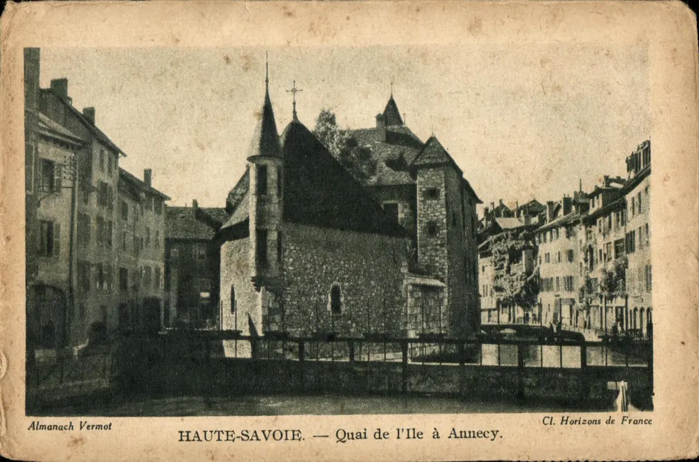 Quai der Insel in Annecy — HAUTE-SAVOIE — Almanach Vermot, Cl. Horizons de France - Vorderseite