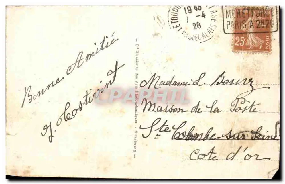 Le Touquet-Paris-Plage — Groupe de Baigneurs — éditeur CAD, n° 80 - Rückseite