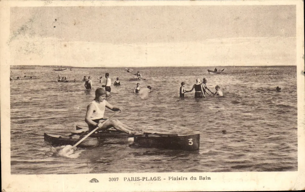 Paris-Plage - Prazeres do Banho — editor Paris-Plage, n° 3097 - Frente