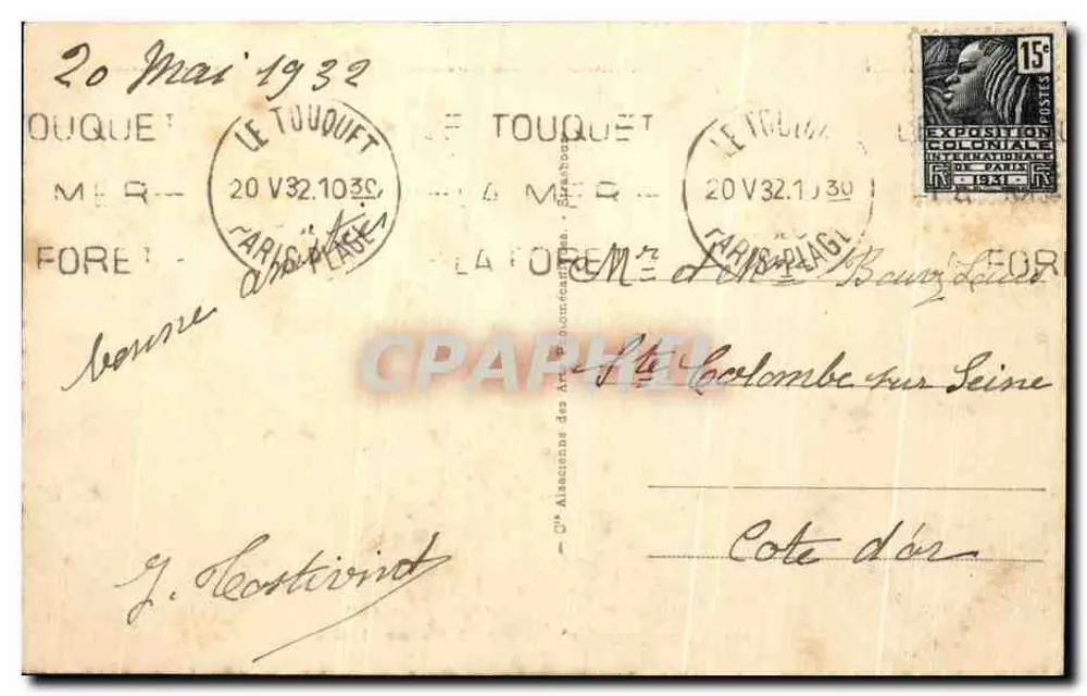 Le Touquet-Paris-Plage - Schweizer Dorf — Verlag LEOC, Nr. 122 - Rückseite