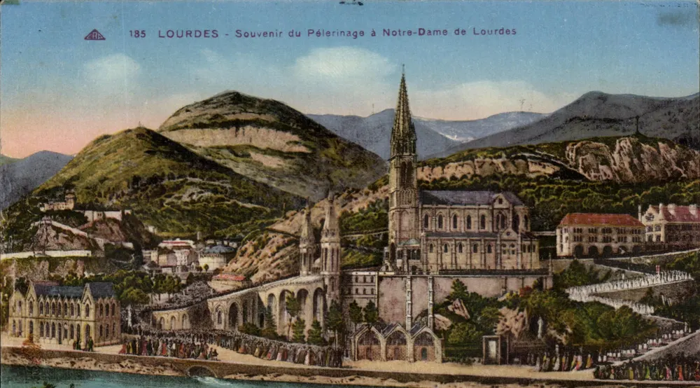 Lourdes - Erinnerung an die Pilgerreise zu Notre-Dame de Lourdes - Verlag C.A.P. Nr. 185 - Vorderseite