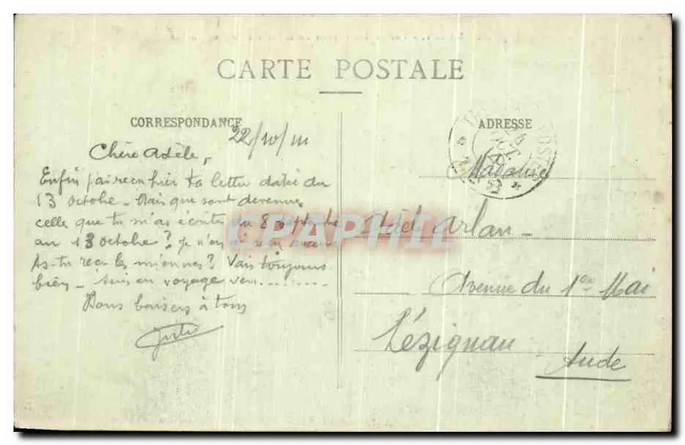 NANCY — Allgemeine Ansicht vom Boudonville-Hügel — Imprimeries Réunies de Nancy, n°26 - Rückseite