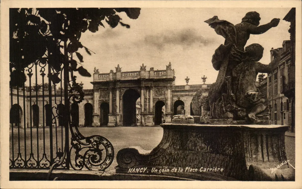 NANCY - Ein Eckchen der Place Carrière — V. Reeder, n°25 - Vorderseite