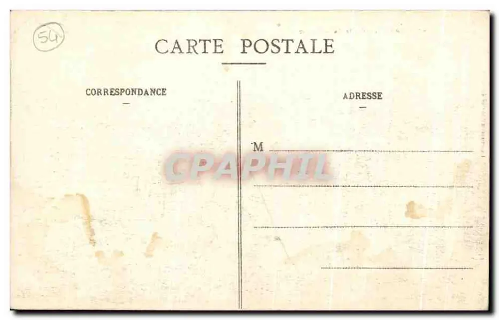 NANCY - Chiesa del Sacro Cuore — Tipografia Rénalès di Nancy, n° 167 - Verso