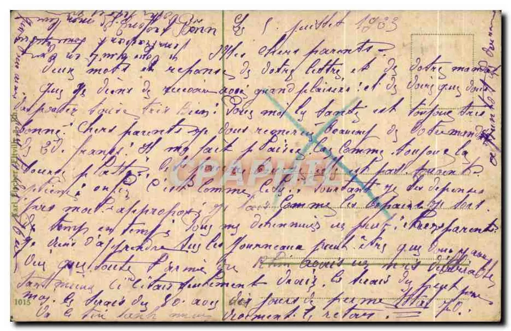 Bonn a. Rhein mit Siebengelbürge — Luftbild der Stadt und des Schlosses - Rückseite
