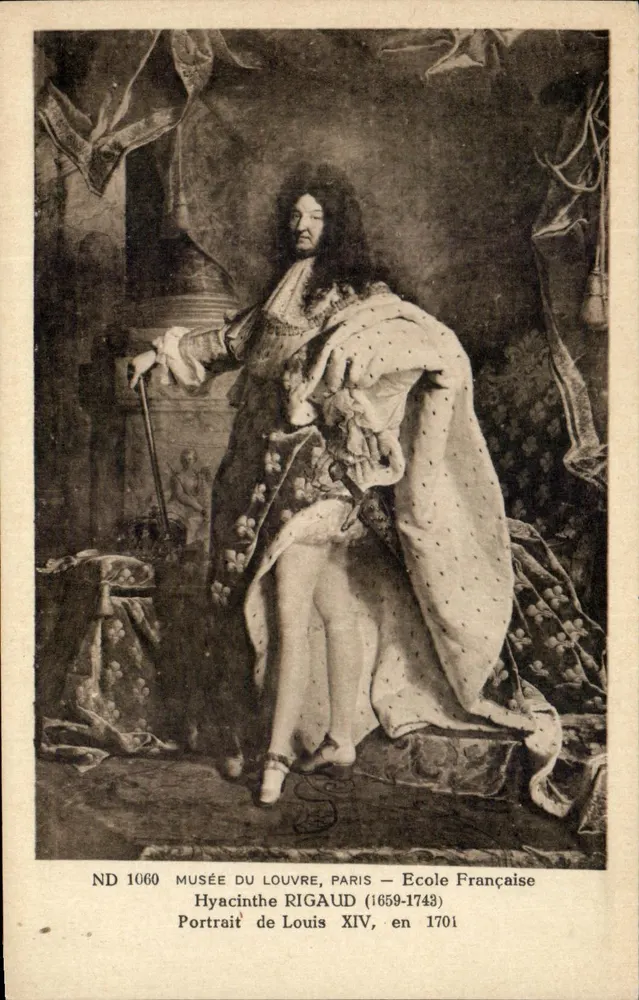 Bildnis Louis XIV — Hyacinthe Rigaud (1659-1743) — Musée du Louvre, Paris - Vorderseite