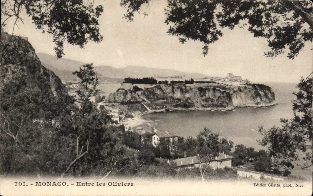 Monaco — Entre os Oliviers — Edição Giletta, fot. Nice - Frente