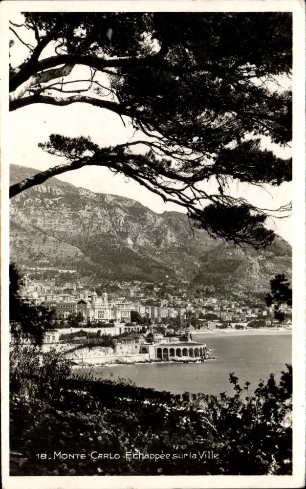 Monte Carlo — Visão da Cidade — Les Éditions Franchise, n°18 - Frente