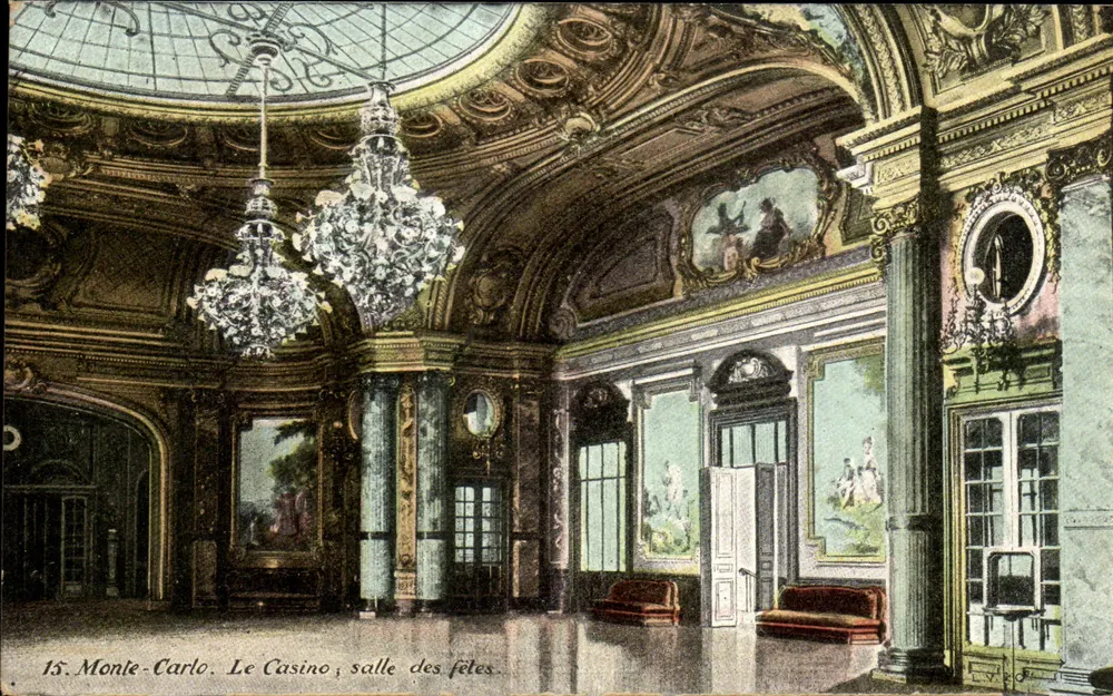 Monte-Carlo. Das Casino, Saal der Feierlichkeiten — unbekannter Verleger, Nr. 15 - Vorderseite
