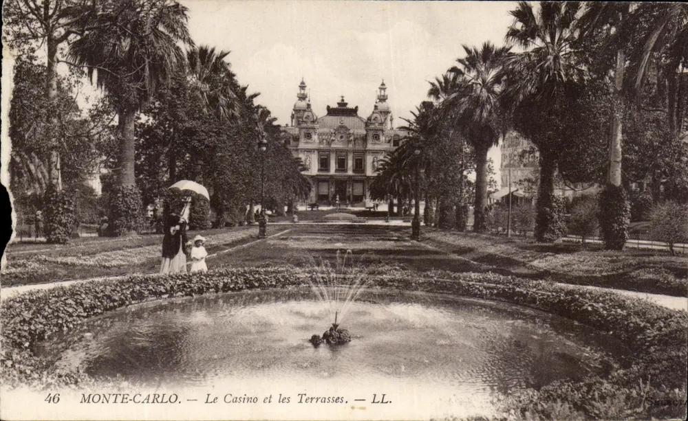 Monte-Carlo — Das Casino und die Terrassen — LL. n°46 - Vorderseite