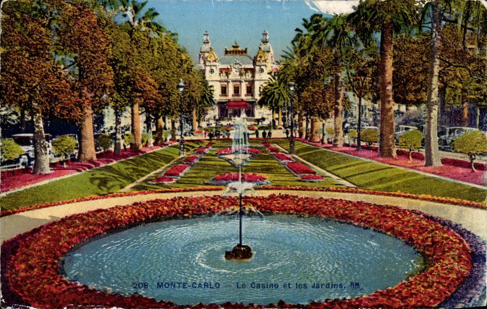 Monte-Carlo — Das Kasino und die Gärten — Munier Fotografie, Verleger, Nice - Vorderseite