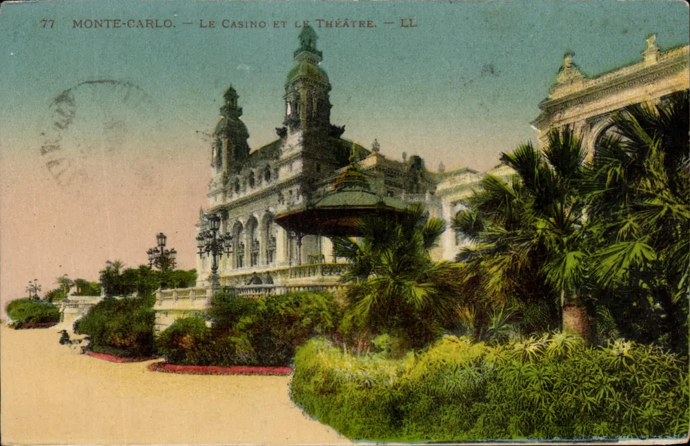 Monte-Carlo — O Casino e O Teatro — LL - Frente